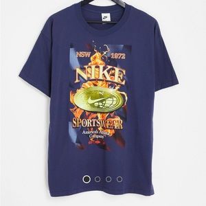 Nike short sleeve t-shirt thunder blue